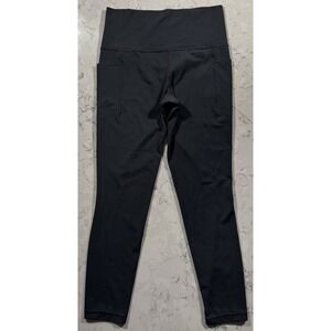 Athleta Salutation Stash 7/8 Tight Leggings Womens Small Gray Powervita Yoga